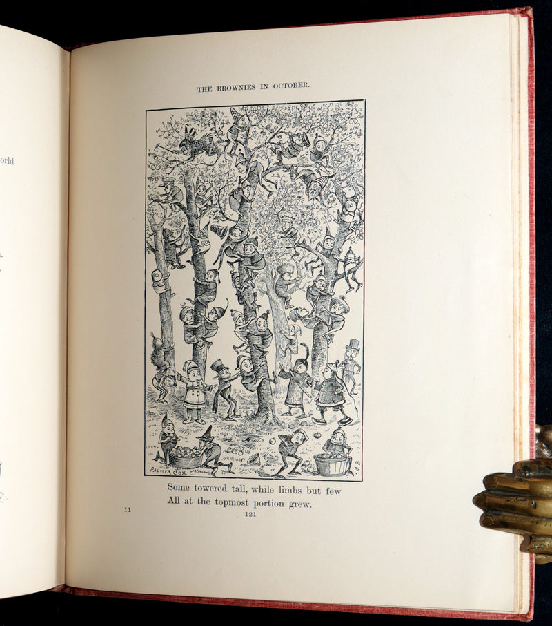 1893 Rare First UK Edition - The Brownies at Home Illustrated by Palmer Cox