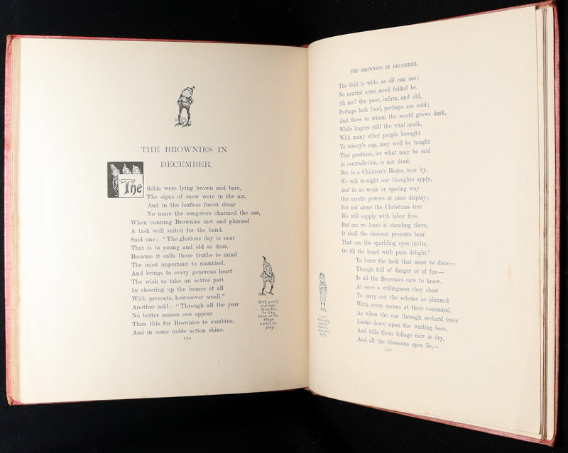 1893 Rare First UK Edition - The Brownies at Home Illustrated by Palmer Cox