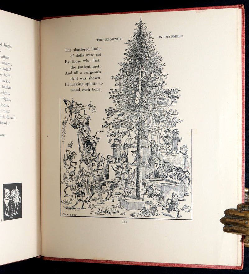 1893 Rare First UK Edition - The Brownies at Home Illustrated by Palmer Cox