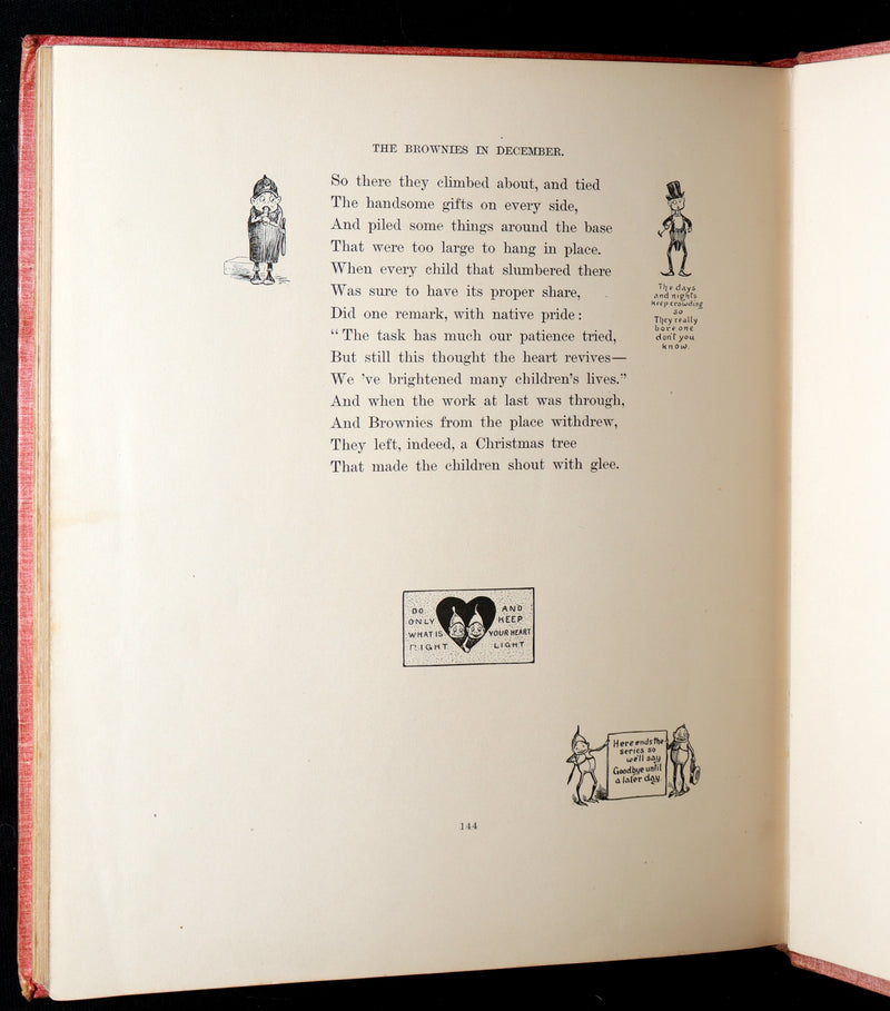 1893 Rare First UK Edition - The Brownies at Home Illustrated by Palmer Cox