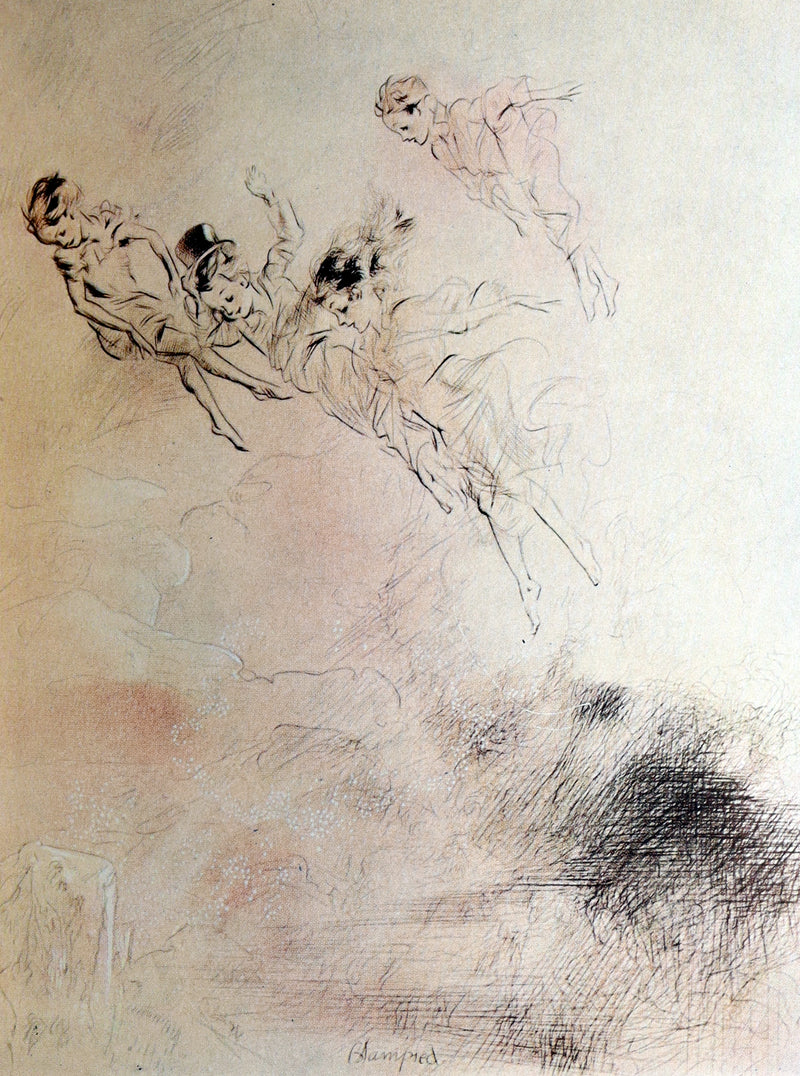 1940 First Edmund Blampied Illustrated Edition - Peter Pan and Wendy