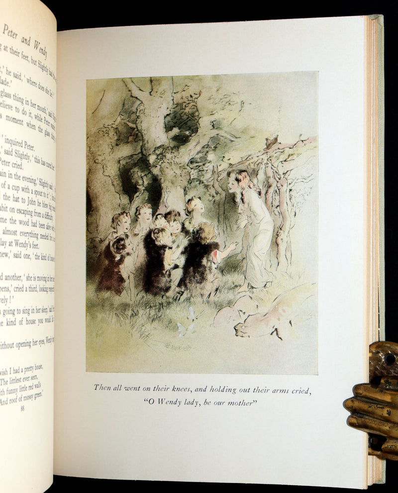 1940 First Edmund Blampied Illustrated Edition - Peter Pan and Wendy