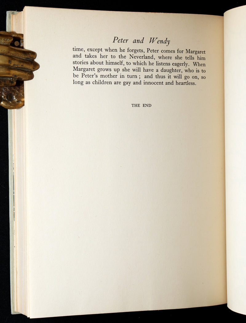 1940 First Edmund Blampied Illustrated Edition - Peter Pan and Wendy