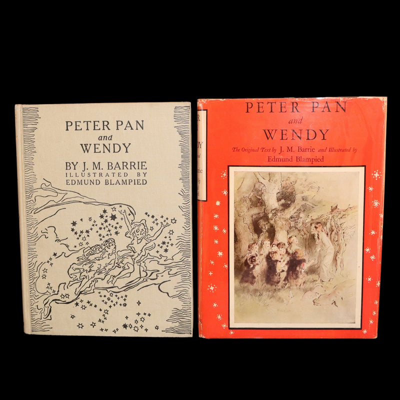 1940 First Edmund Blampied Illustrated Edition - Peter Pan and Wendy