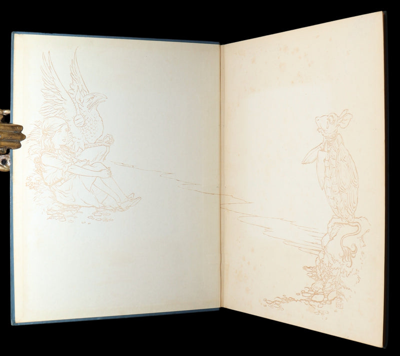 1921 Rare Songs from Alice in Wonderland Illustrated by Charles Folkard 1stED