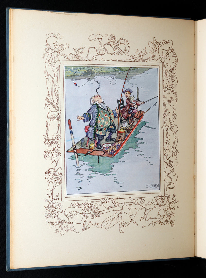 1921 Rare Songs from Alice in Wonderland Illustrated by Charles Folkard 1stED