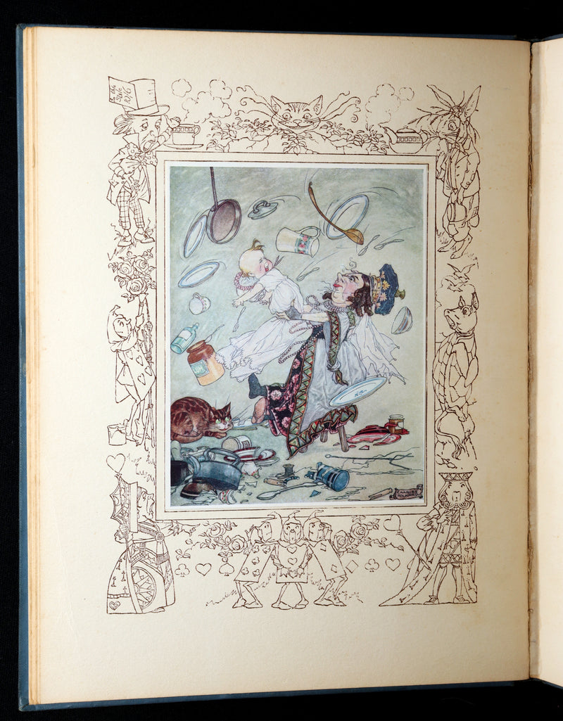 1921 Rare Songs from Alice in Wonderland Illustrated by Charles Folkard 1stED
