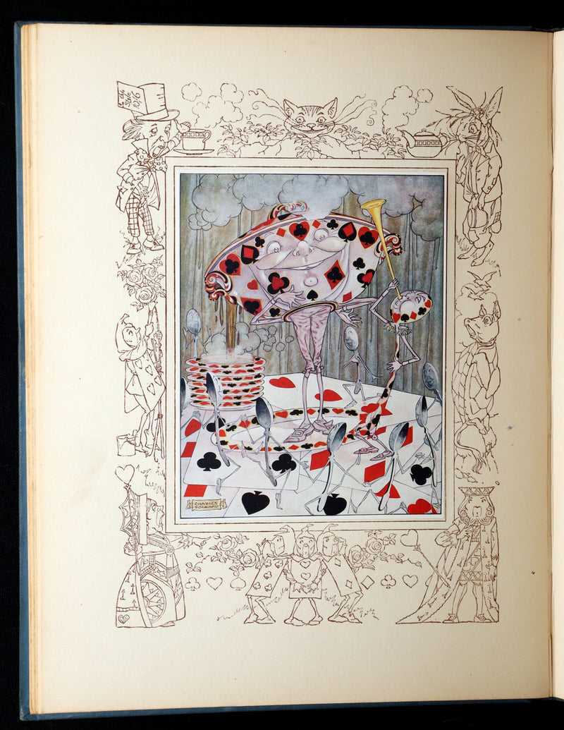 1921 Rare Songs from Alice in Wonderland Illustrated by Charles Folkard 1stED