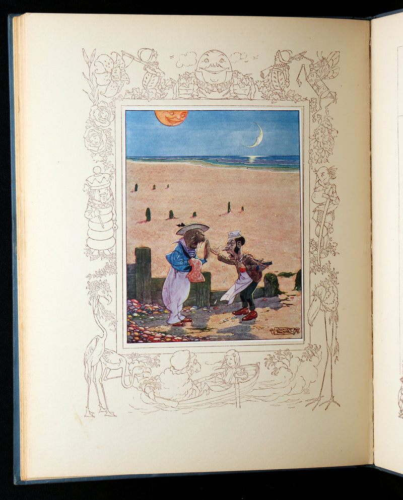 1921 Rare Songs from Alice in Wonderland Illustrated by Charles Folkard 1stED