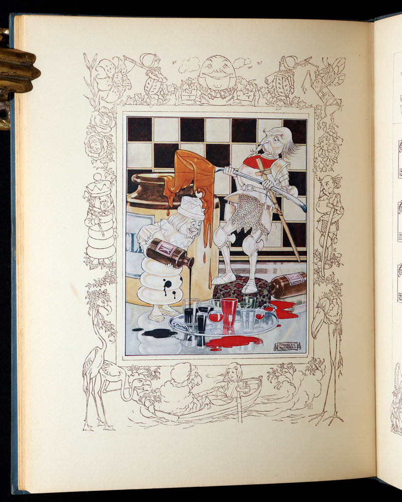 1921 Rare Songs from Alice in Wonderland Illustrated by Charles Folkard 1stED