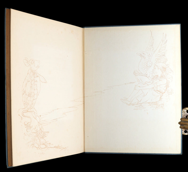 1921 Rare Songs from Alice in Wonderland Illustrated by Charles Folkard 1stED