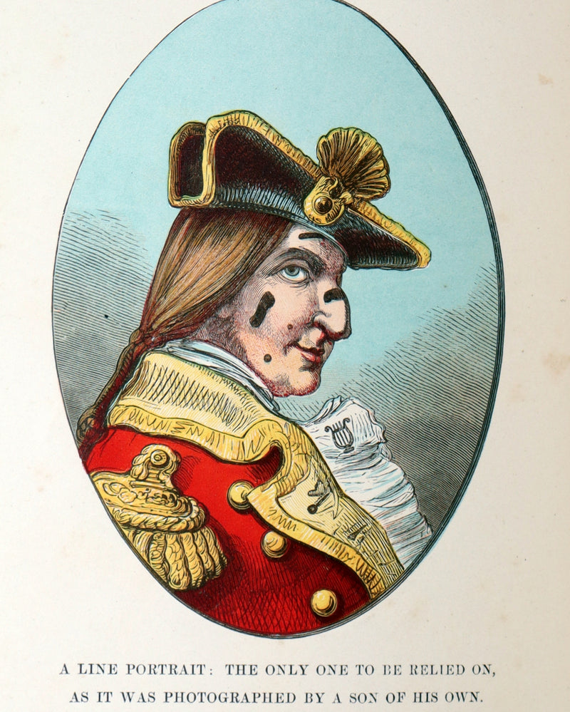 1859 Rare First Edition - Baron Munchausen's Adventures Illustrated by Crowquill