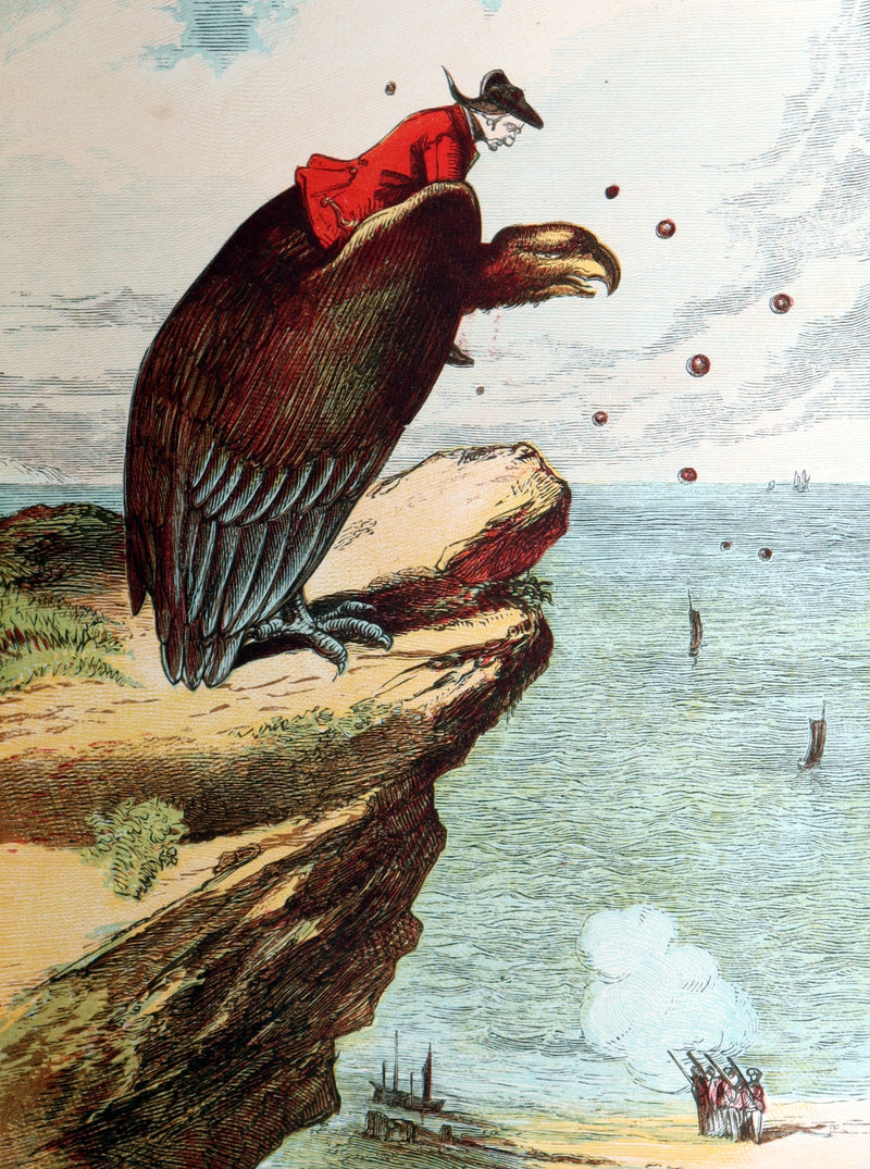 1859 Rare First Edition - Baron Munchausen's Adventures Illustrated by Crowquill