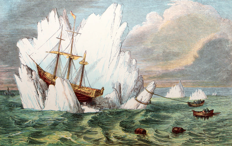 1859 Rare First Edition - Baron Munchausen's Adventures Illustrated by Crowquill