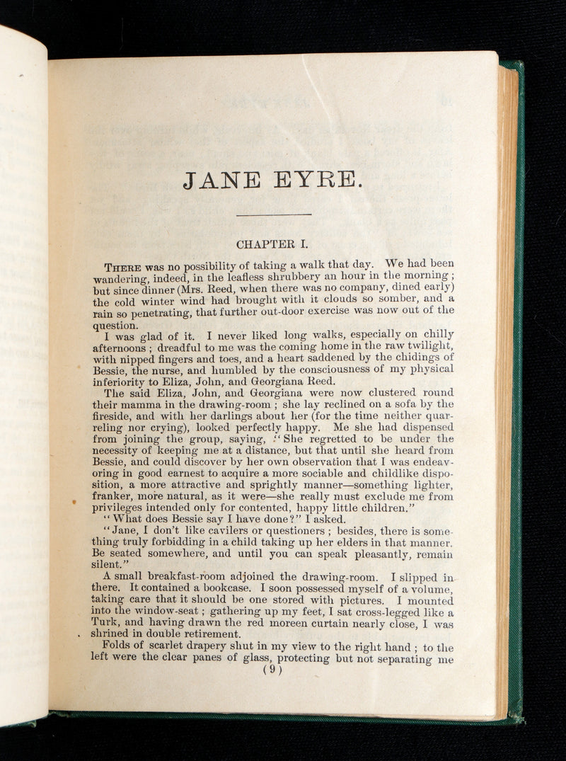 1881 Scarce American Book Exchange Edition - Jane Eyre by Charlotte Brontë