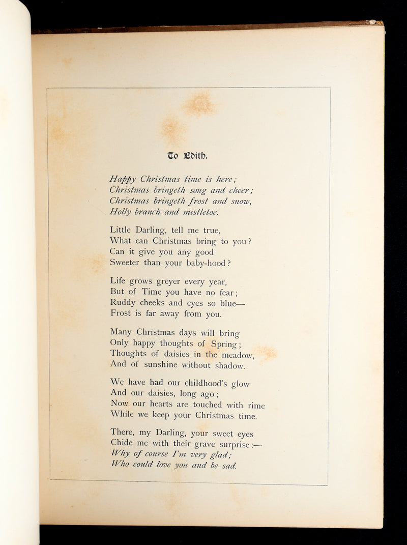 1882 Rare First Edition - Fly-Away Fairies and Baby-Blossoms by L. Clarkson