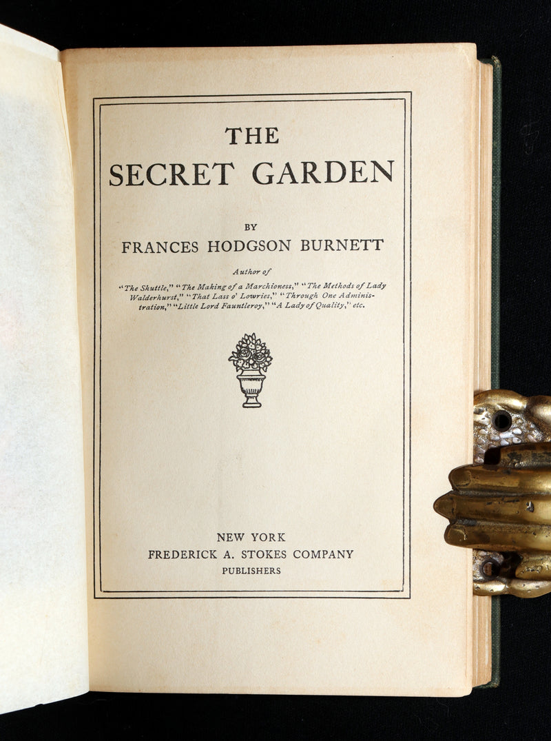 1911 Rare First Edition Book - The Secret Garden by Frances Hodgson Burnett