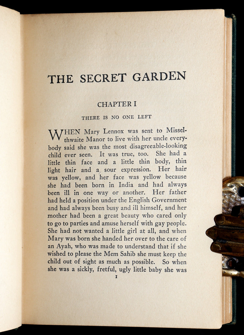 1911 Rare First Edition Book - The Secret Garden by Frances Hodgson Burnett