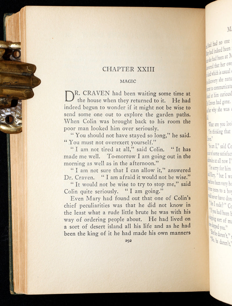 1911 Rare First Edition Book - The Secret Garden by Frances Hodgson Burnett