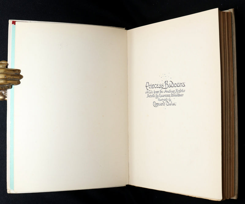 1913 First Edition - Princess Badoura Tale from Arabian Nights by Edmund Dulac