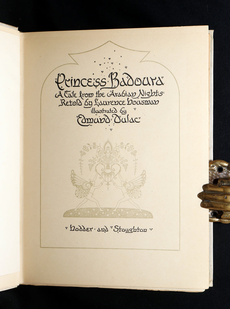1913 First Edition - Princess Badoura Tale from Arabian Nights by Edmund Dulac