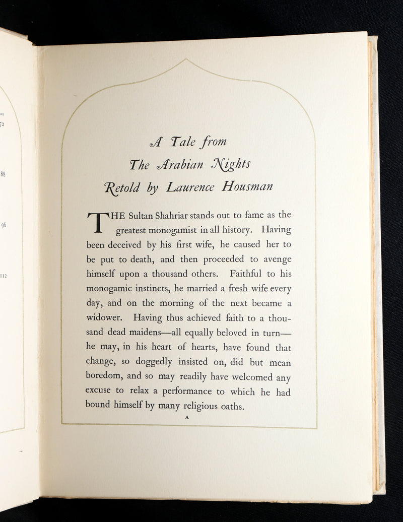 1913 First Edition - Princess Badoura Tale from Arabian Nights by Edmund Dulac