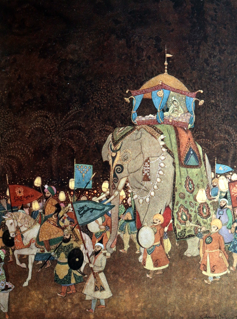 1913 First Edition - Princess Badoura Tale from Arabian Nights by Edmund Dulac