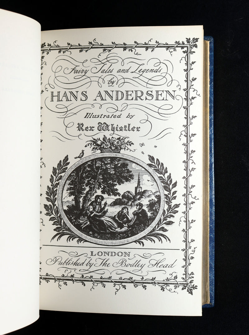 1967 Fine Binding - Fairy Tales and Legends by Hans Andersen Illus. Rex Whistler