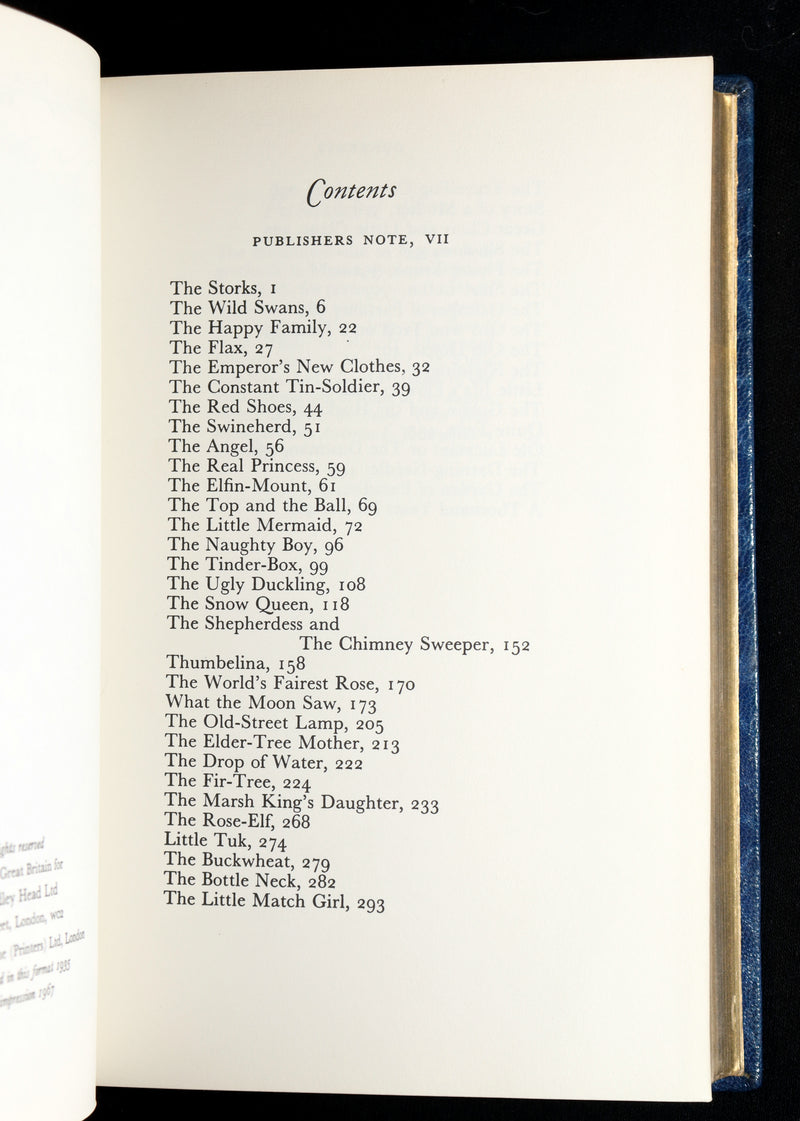 1967 Fine Binding - Fairy Tales and Legends by Hans Andersen Illus. Rex Whistler