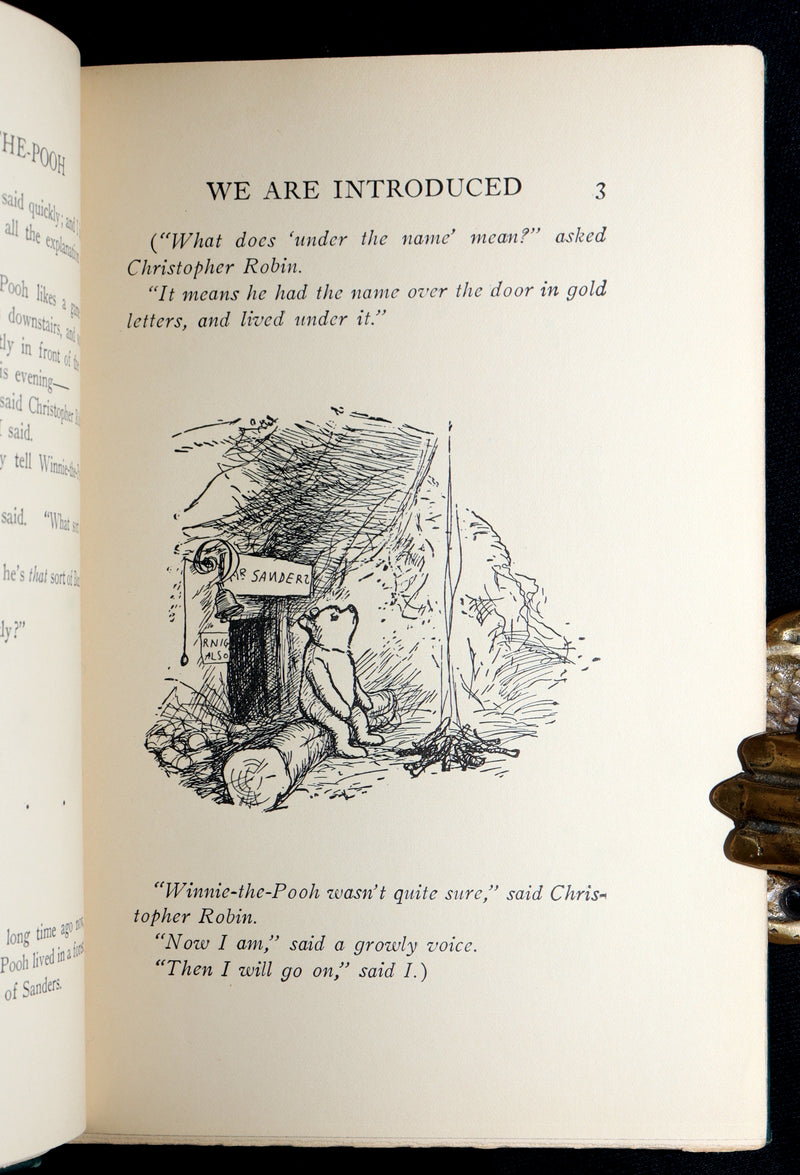 1926 Rare First Edition - Winnie-The-Pooh Illustrated by Ernest Shepard