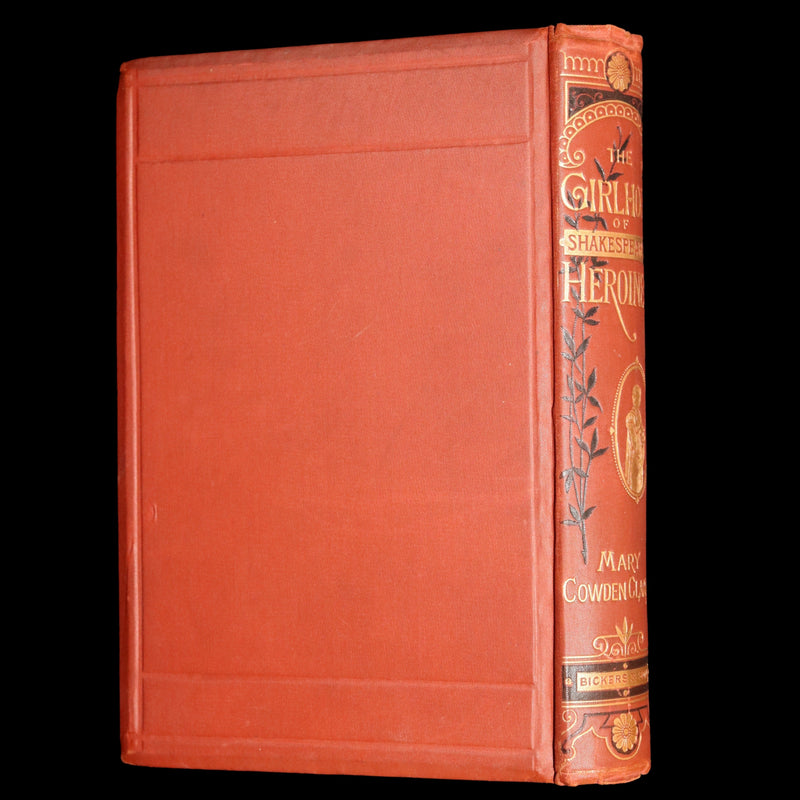 1887 Rare Book - The Girlhood of Shakespeare’s Heroines, Photographs Illustrated