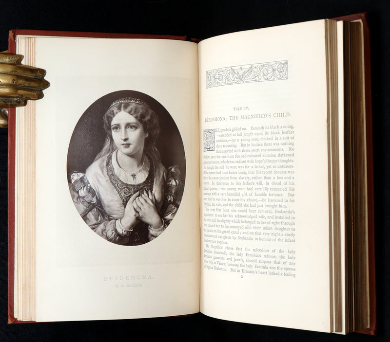 1887 Rare Book - The Girlhood of Shakespeare’s Heroines, Photographs Illustrated