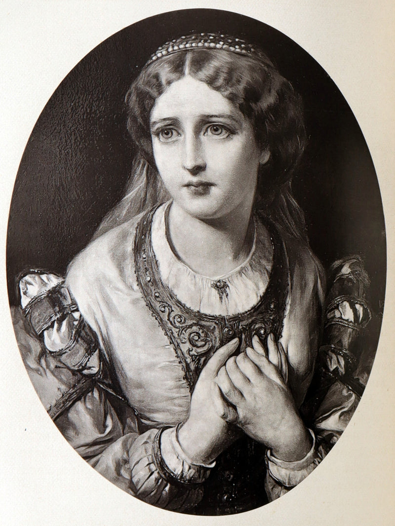 1887 Rare Book - The Girlhood of Shakespeare’s Heroines, Photographs Illustrated