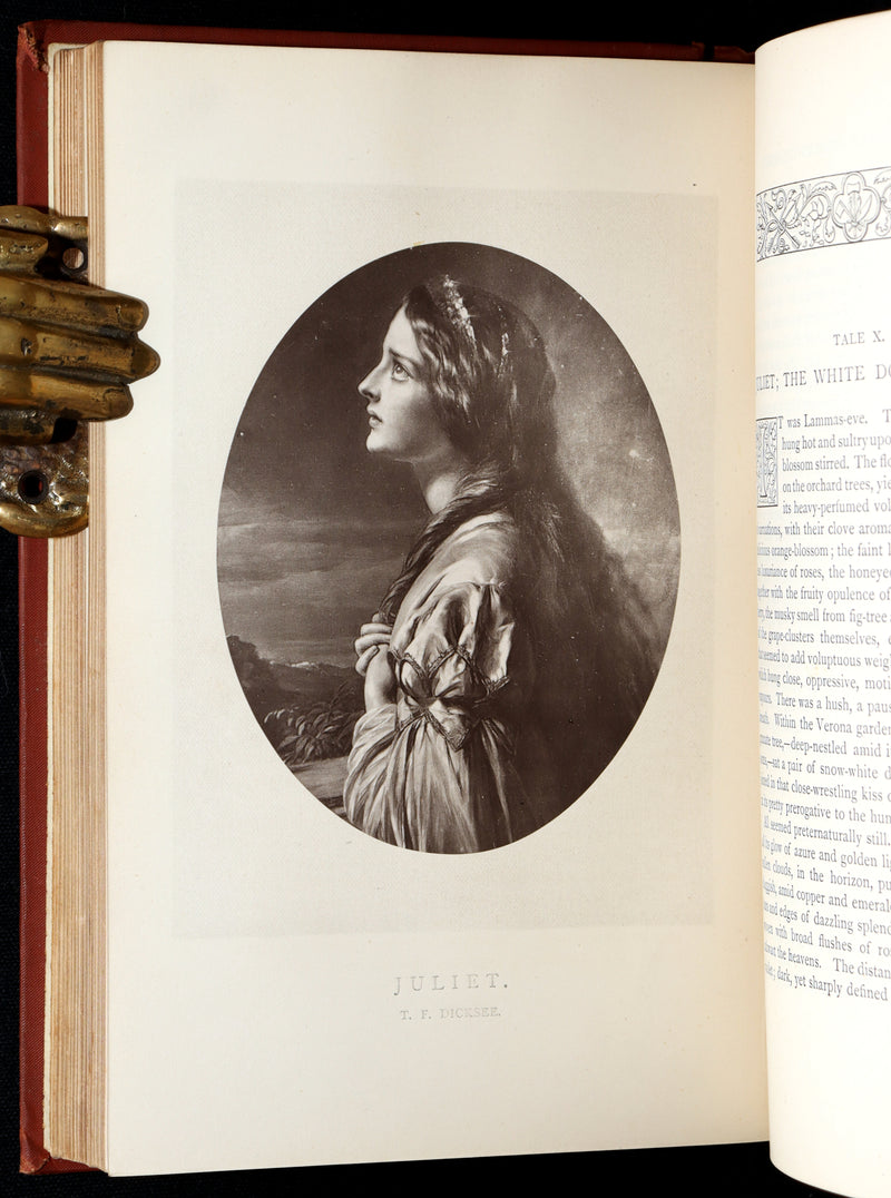 1887 Rare Book - The Girlhood of Shakespeare’s Heroines, Photographs Illustrated