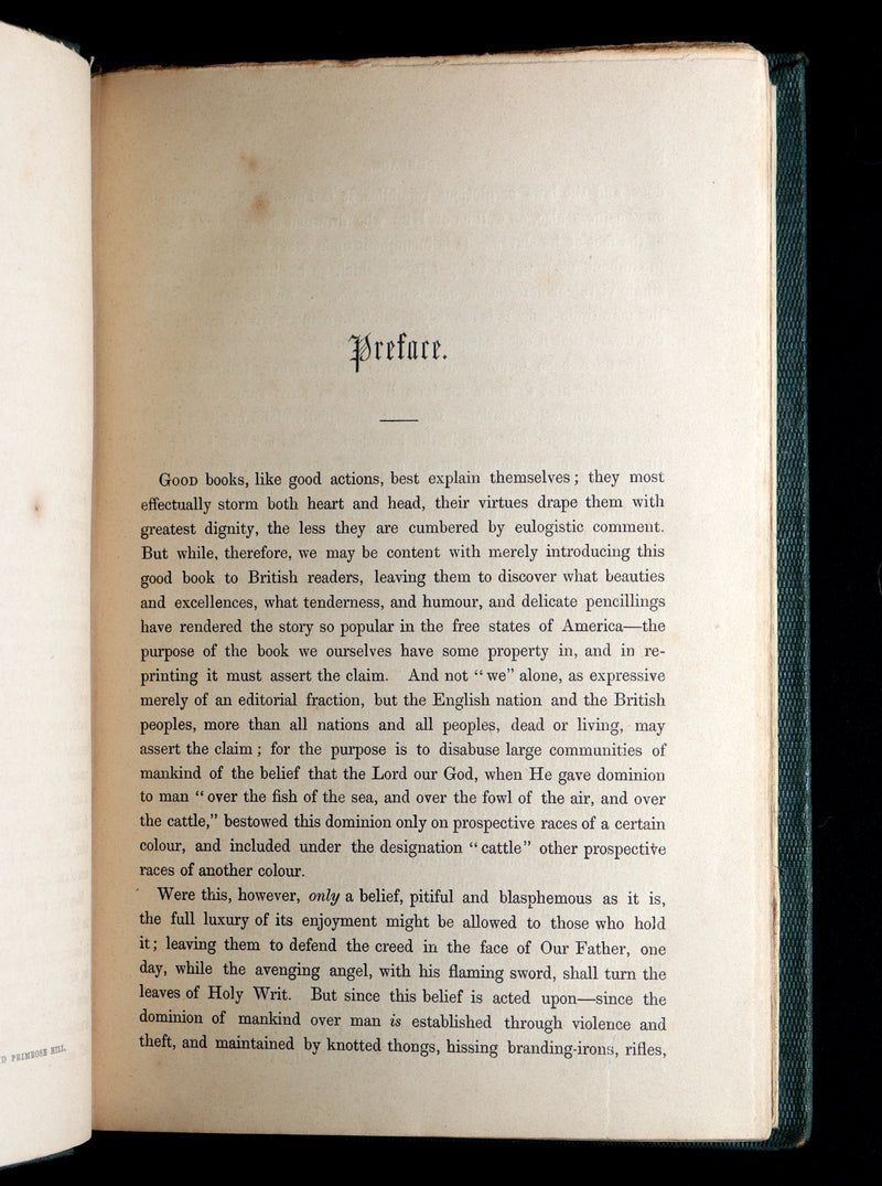 1852 Early Illustrated Edition - Uncle Tom’s Cabin by Harriet Beecher Stowe