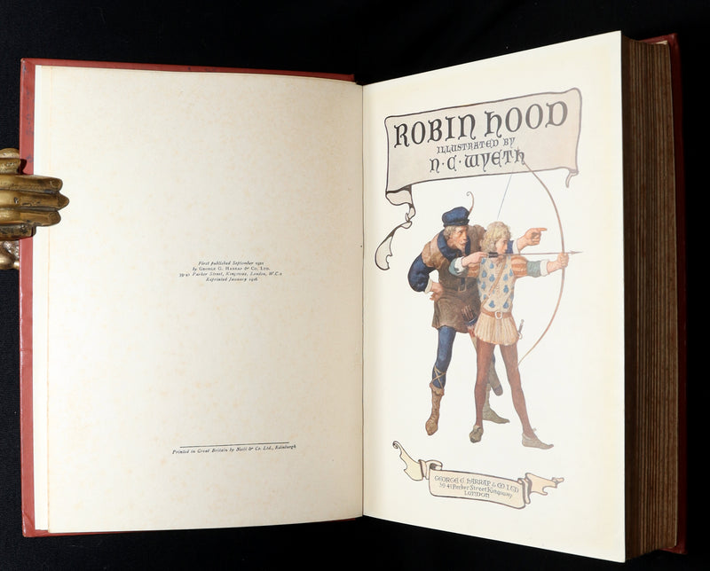 1926 Illustrated Edition – Robin Hood by McSpadden, Illustrated by N.C. Wyeth
