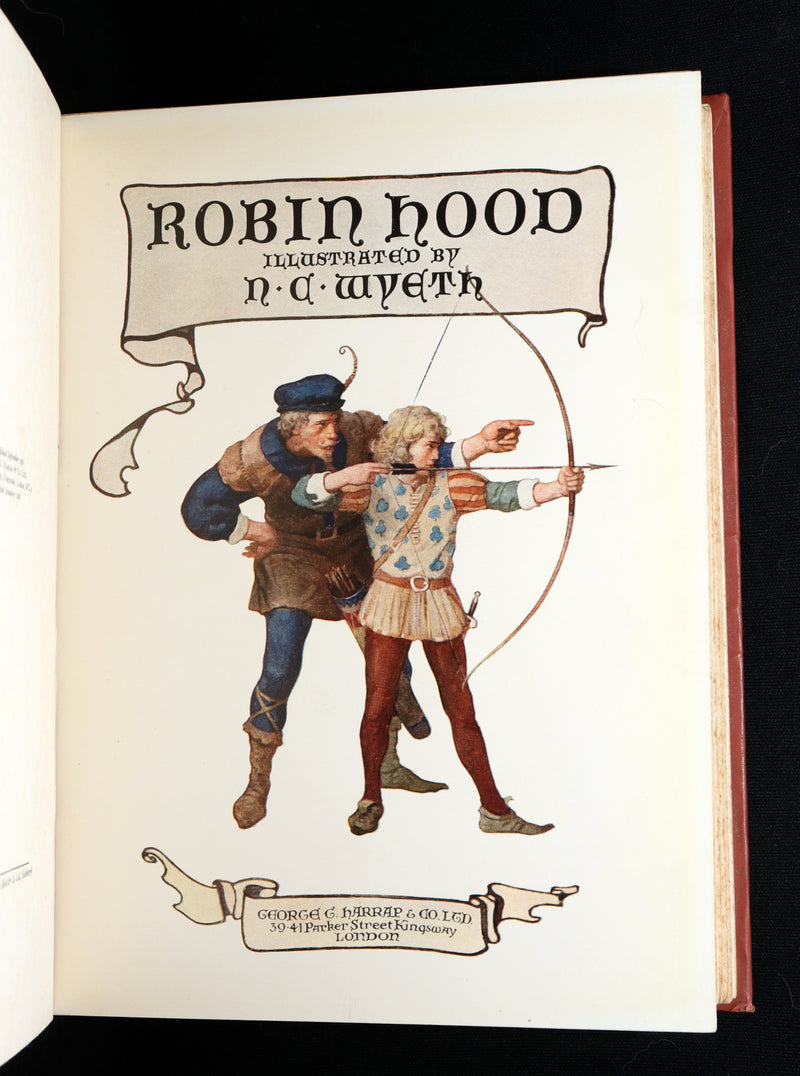 1926 Illustrated Edition – Robin Hood by McSpadden, Illustrated by N.C. Wyeth