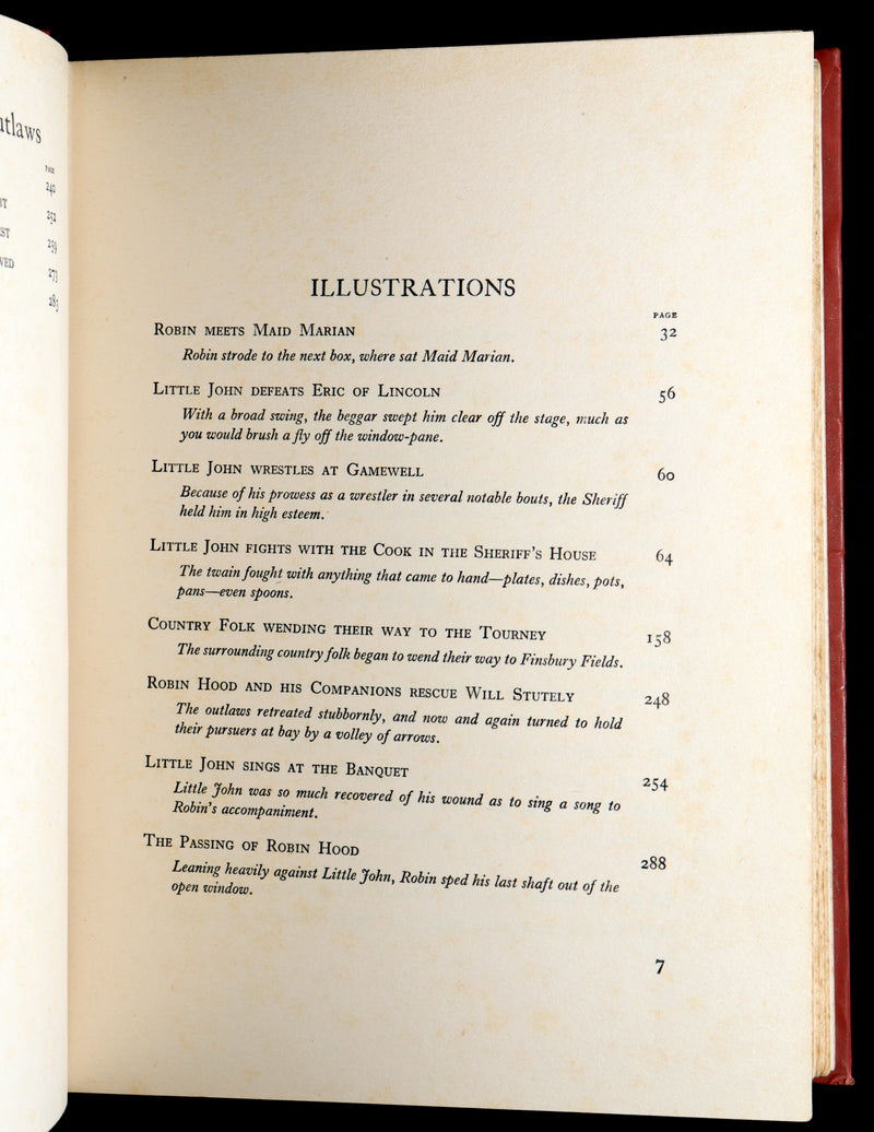 1926 Illustrated Edition – Robin Hood by McSpadden, Illustrated by N.C. Wyeth