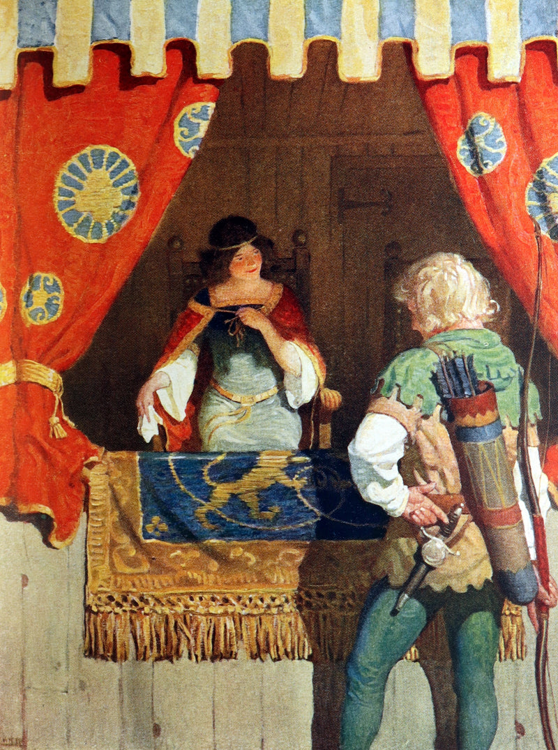 1926 Illustrated Edition – Robin Hood by McSpadden, Illustrated by N.C. Wyeth