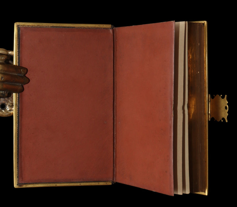 1850 Rare Bible bound by Bagster - Polyglot Bible, Old and New Testament, Clasp