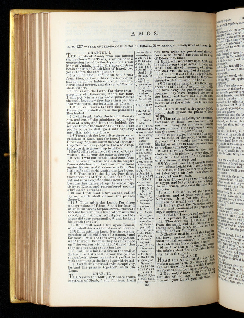 1850 Rare Bible bound by Bagster - Polyglot Bible, Old and New Testament, Clasp