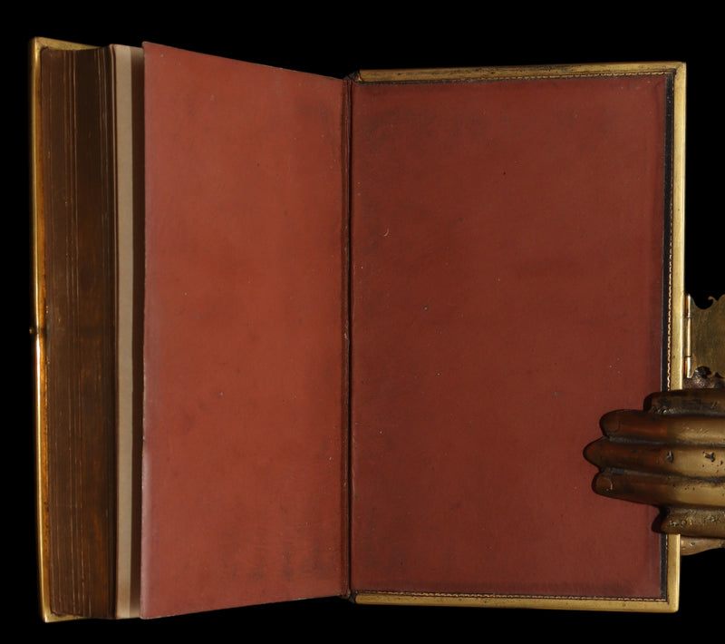 1850 Rare Bible bound by Bagster - Polyglot Bible, Old and New Testament, Clasp