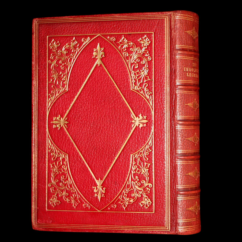 1878 Carmine Edition – The Ingoldsby Legends by Thomas Ingoldsby, Illustrated