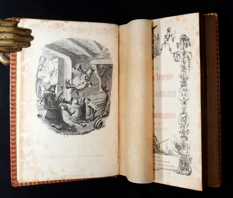 1878 Carmine Edition – The Ingoldsby Legends by Thomas Ingoldsby, Illustrated