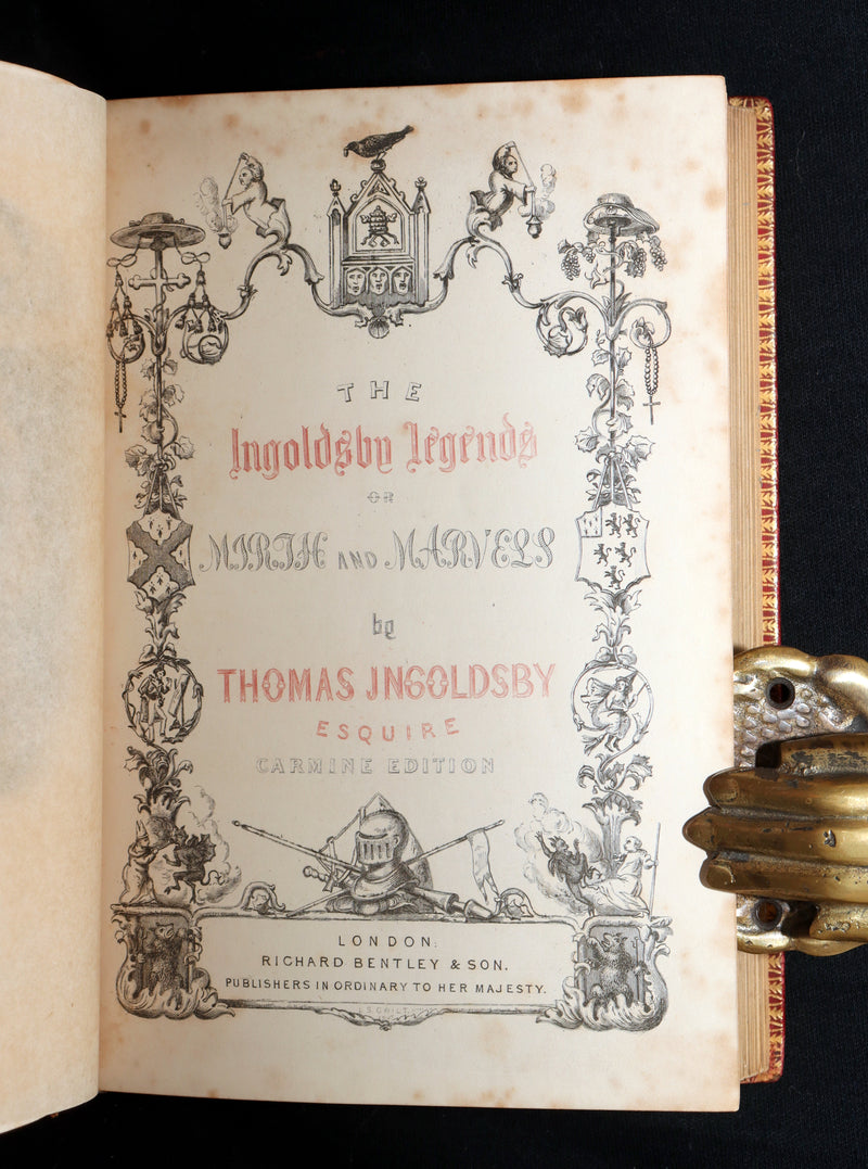 1878 Carmine Edition – The Ingoldsby Legends by Thomas Ingoldsby, Illustrated