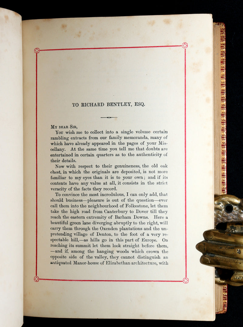 1878 Carmine Edition – The Ingoldsby Legends by Thomas Ingoldsby, Illustrated