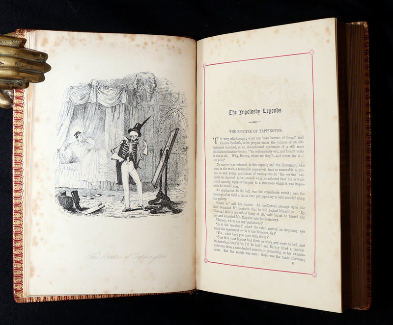 1878 Carmine Edition – The Ingoldsby Legends by Thomas Ingoldsby, Illustrated