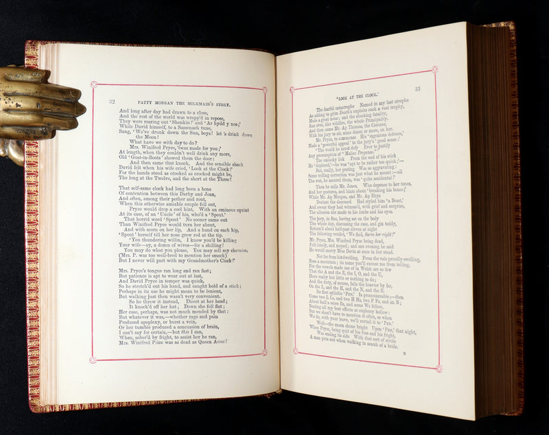 1878 Carmine Edition – The Ingoldsby Legends by Thomas Ingoldsby, Illustrated