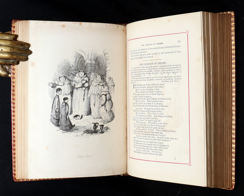 1878 Carmine Edition – The Ingoldsby Legends by Thomas Ingoldsby, Illustrated