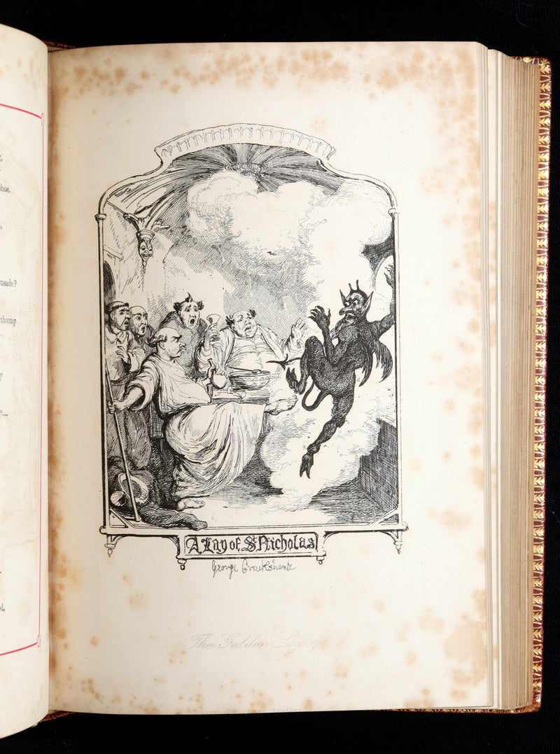 1878 Carmine Edition – The Ingoldsby Legends by Thomas Ingoldsby, Illustrated